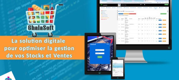 Application de vente GhalaSoft interface de gestion